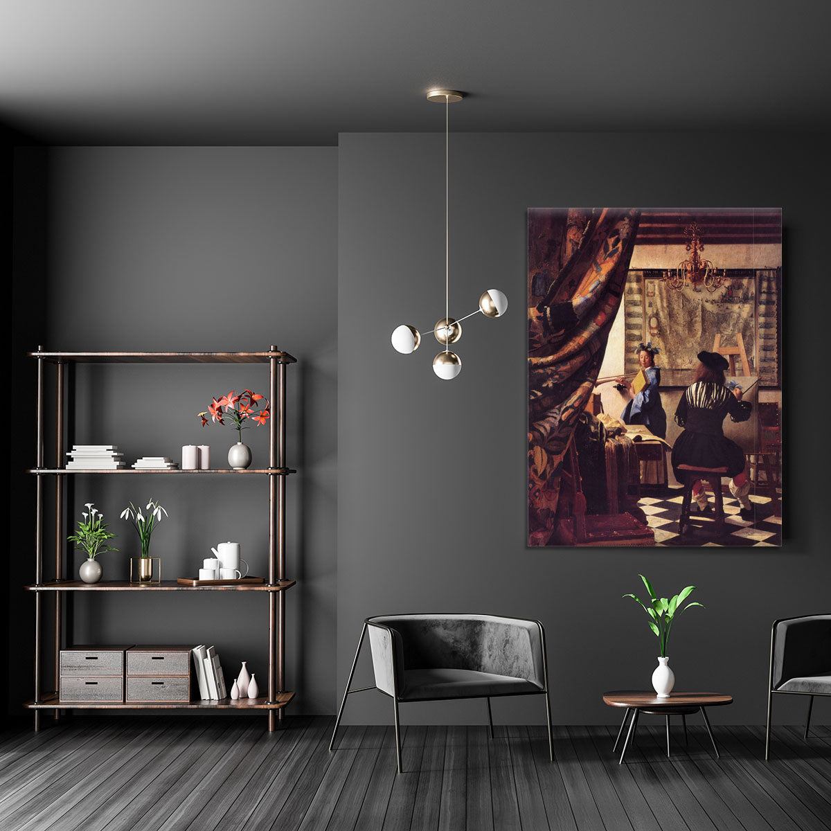The Allegory of Painting by Vermeer Canvas Print or Poster - Canvas Art Rocks - 5