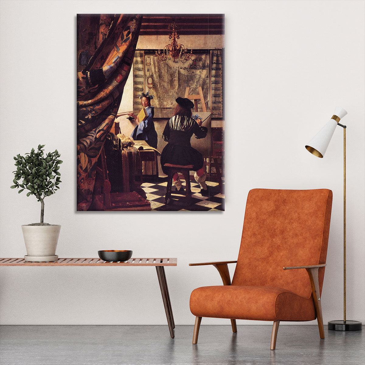 The Allegory of Painting by Vermeer Canvas Print or Poster - Canvas Art Rocks - 6