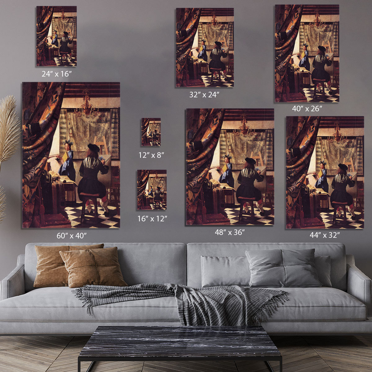 The Allegory of Painting by Vermeer Canvas Print or Poster - Canvas Art Rocks - 7