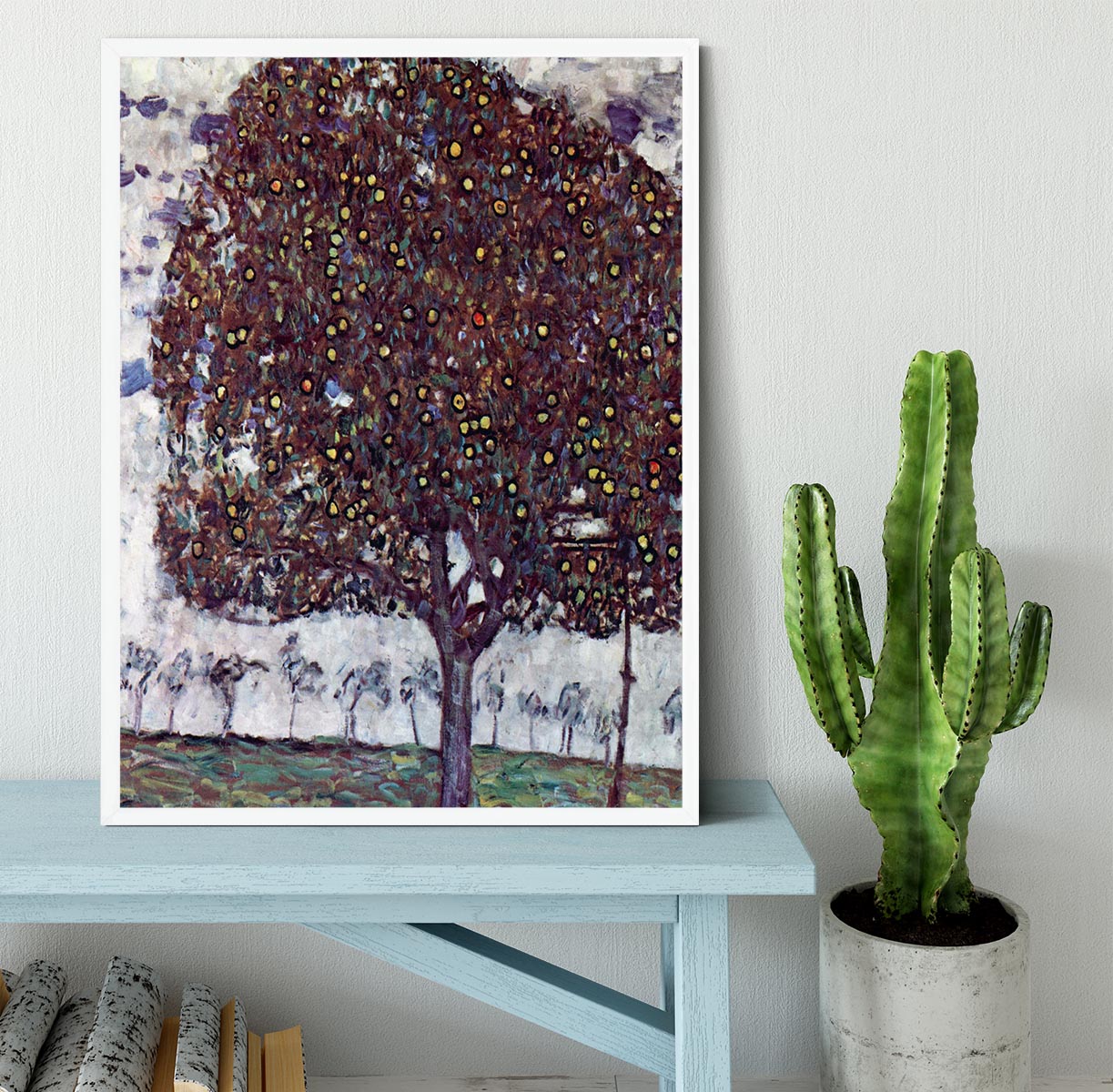 The Apple Tree by Klimt Framed Print - Canvas Art Rocks -6
