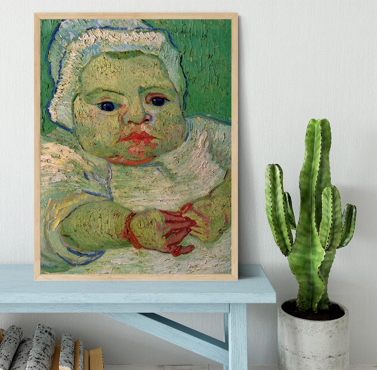 The Baby Marcelle Roulin by Van Gogh Framed Print - Canvas Art Rocks - 4
