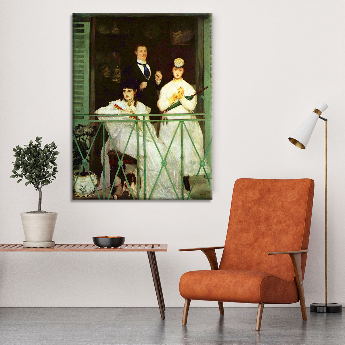 The Balcony by Manet Canvas Print or Poster - Canvas Art Rocks - 6