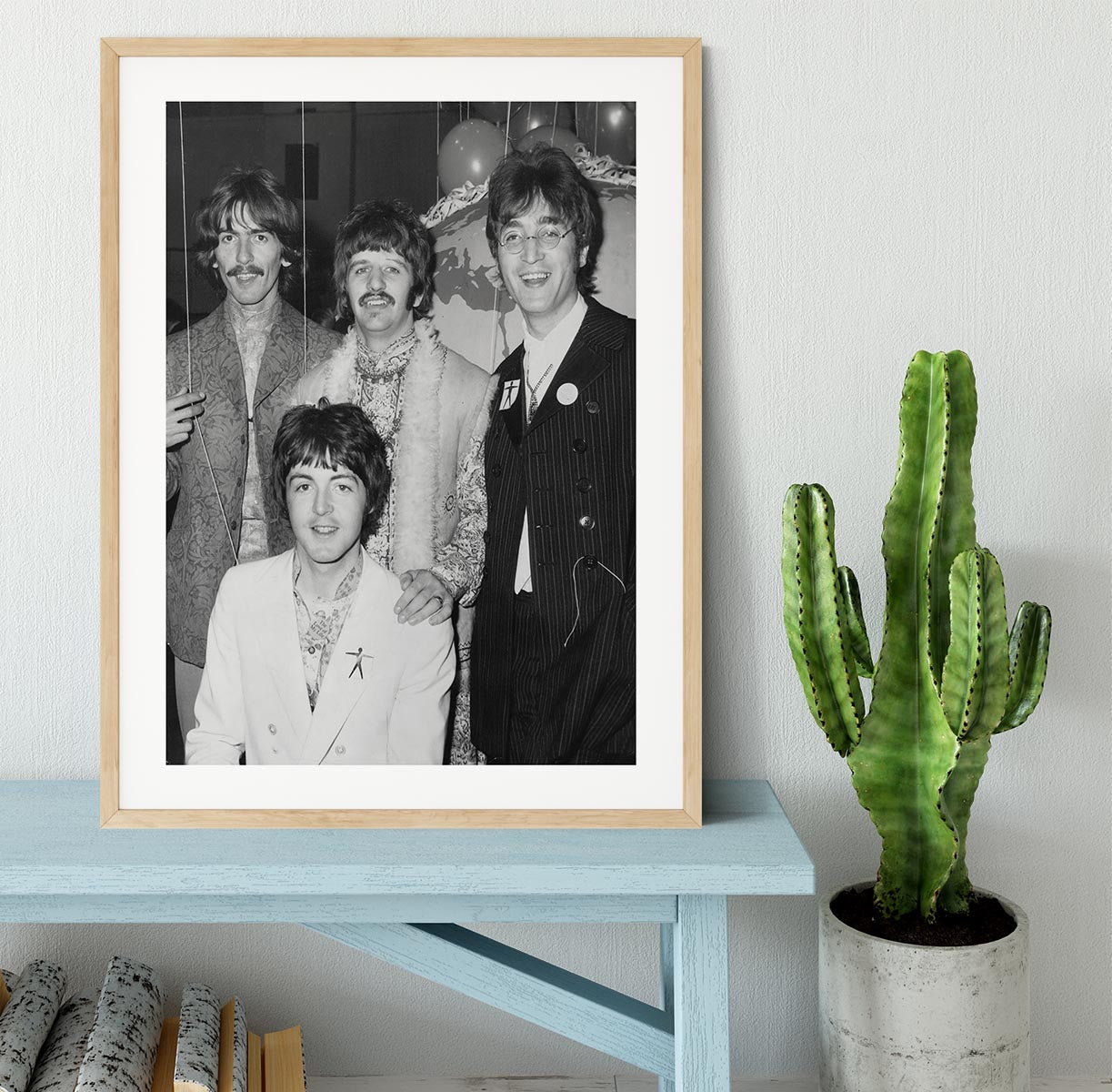 The Beatles at Abbey Road Studios Framed Print - Canvas Art Rocks - 3