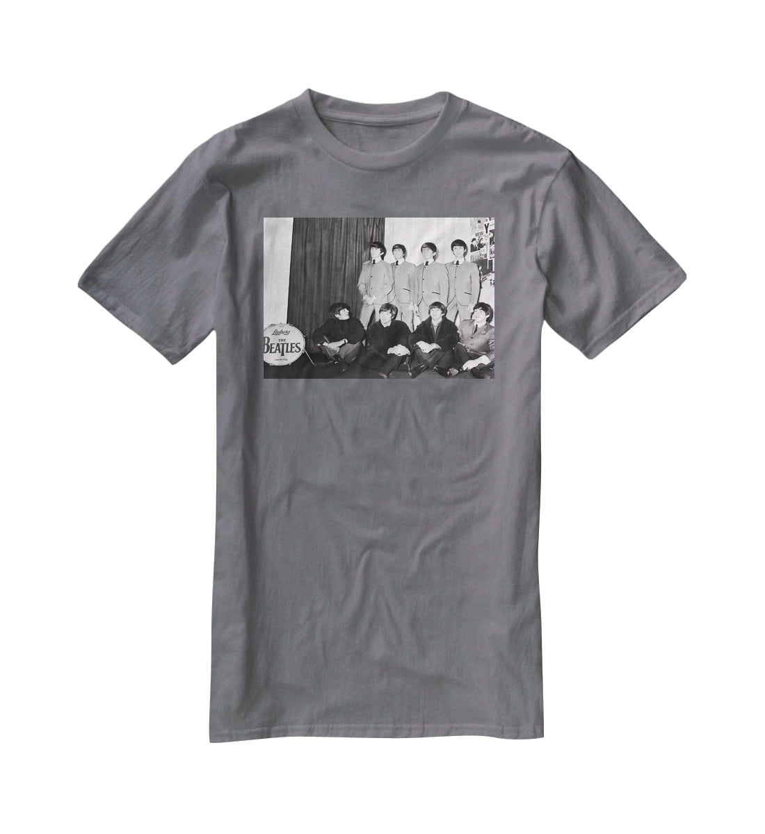 The Beatles at Madame Tussauds T-Shirt - Canvas Art Rocks - 3