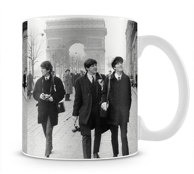 The Beatles in Paris Mug - Canvas Art Rocks - 1