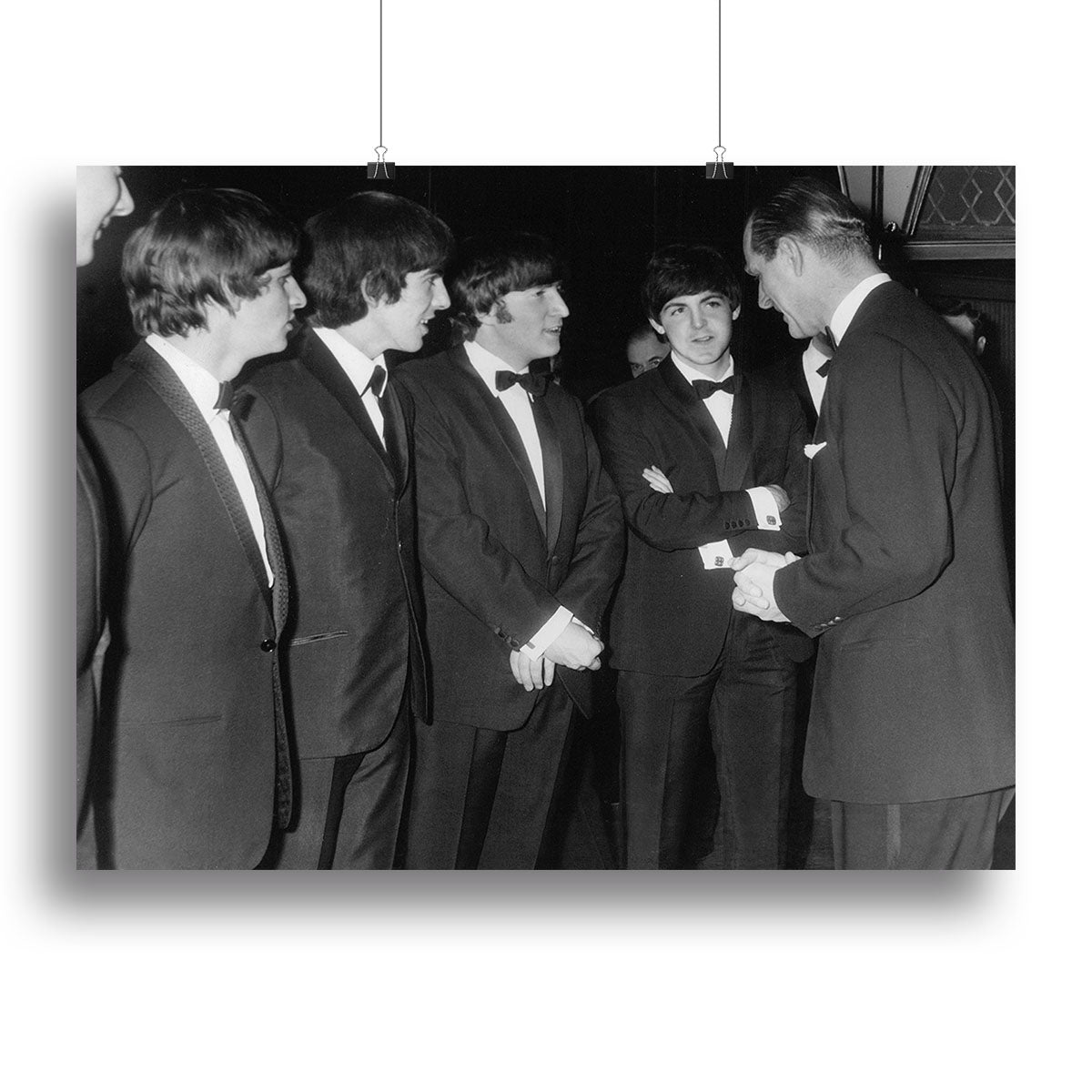The Beatles meet Prince Philip Canvas Print or Poster - Canvas Art Rocks - 2