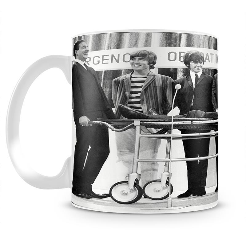 The Beatles with Mike and Bernie Winters Mug - Canvas Art Rocks - 2