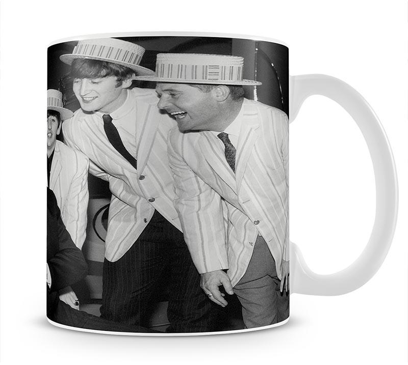 The Beatles with Morecambe and Wise Mug - Canvas Art Rocks - 1