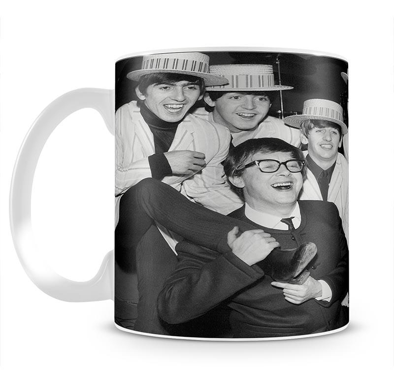 The Beatles with Morecambe and Wise Mug - Canvas Art Rocks - 2
