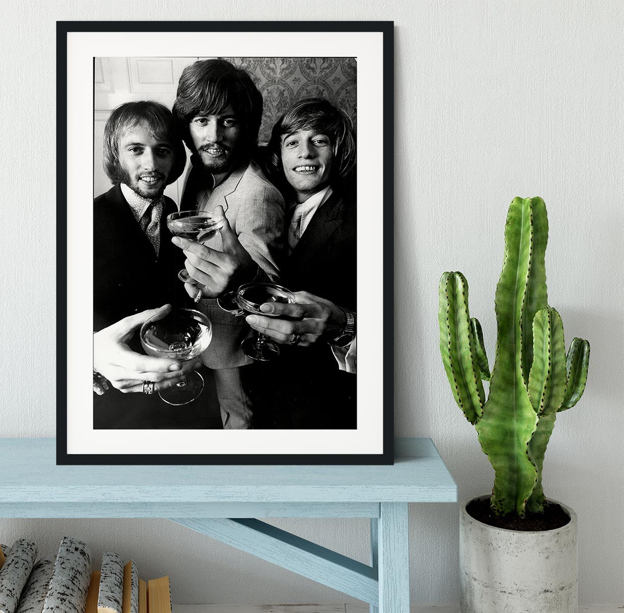 The Bee Gees Framed Print - Canvas Art Rocks - 1