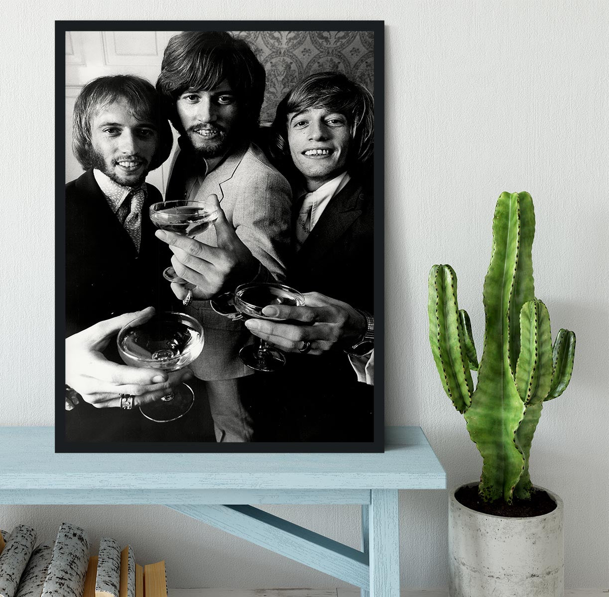 The Bee Gees Framed Print - Canvas Art Rocks - 2