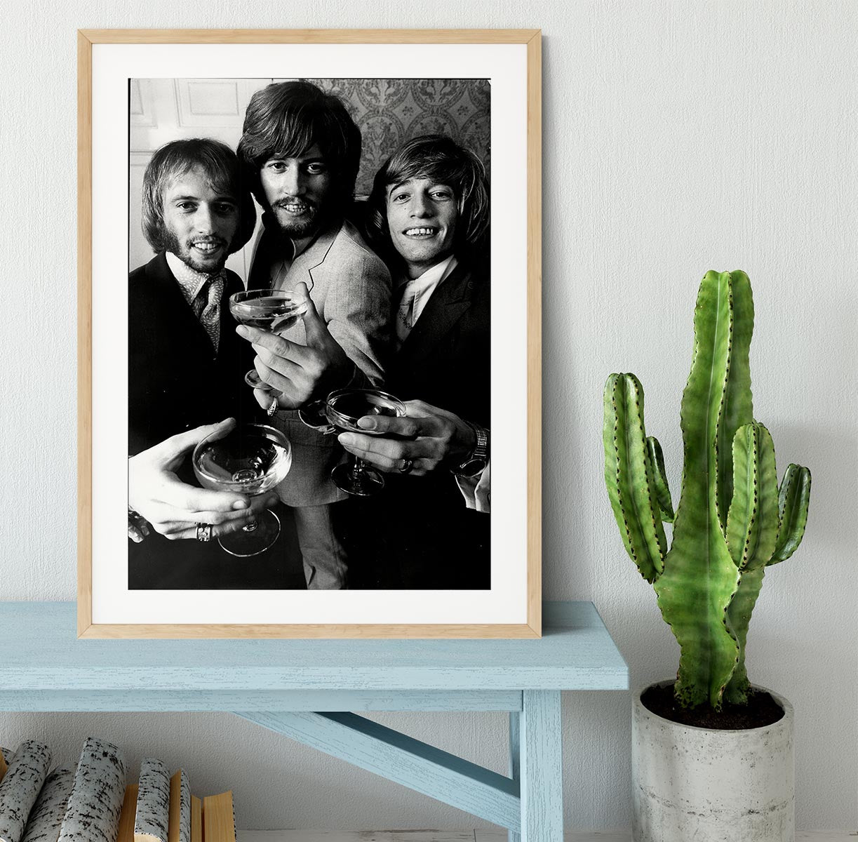 The Bee Gees Framed Print - Canvas Art Rocks - 3