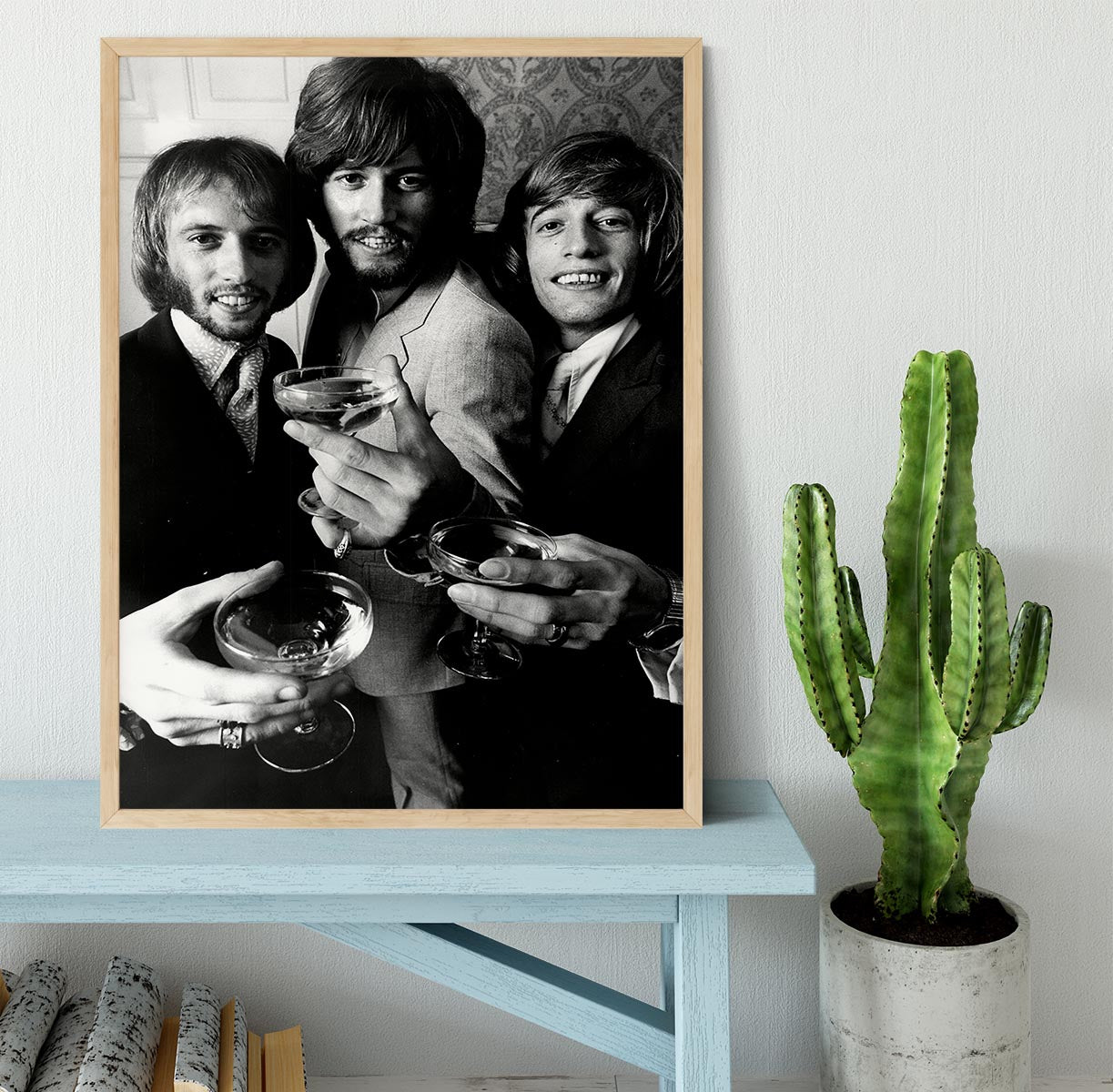 The Bee Gees Framed Print - Canvas Art Rocks - 4