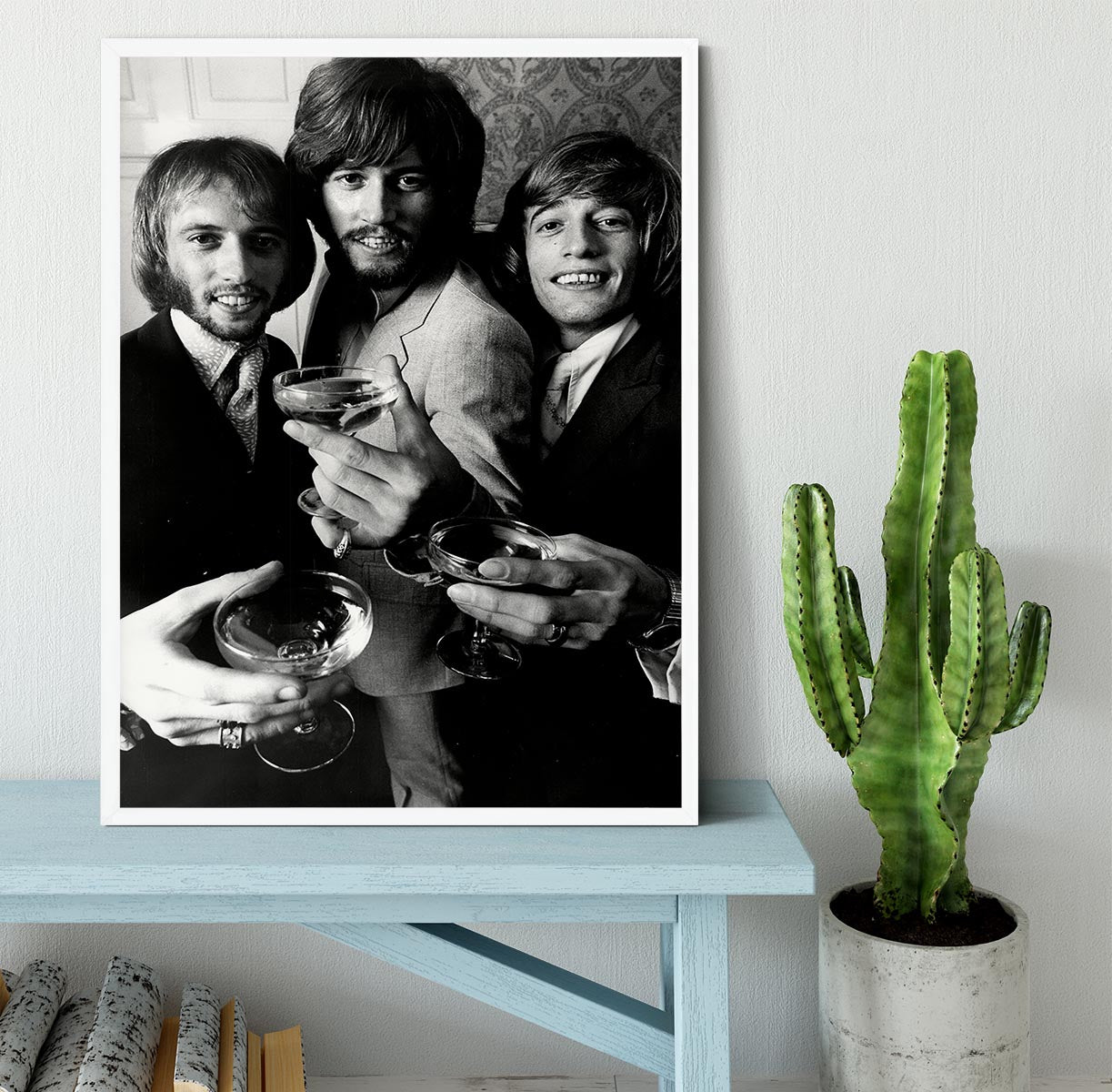 The Bee Gees Framed Print - Canvas Art Rocks -6
