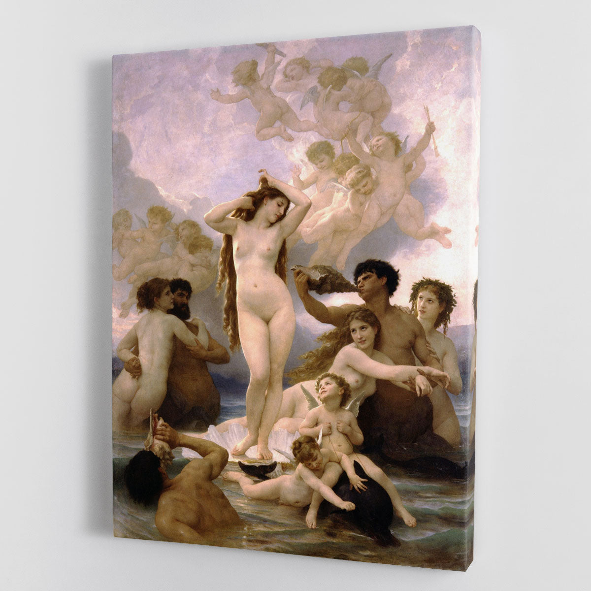 The Birth of Venus By Bouguereau Canvas Print or Poster - Canvas Art Rocks - 1