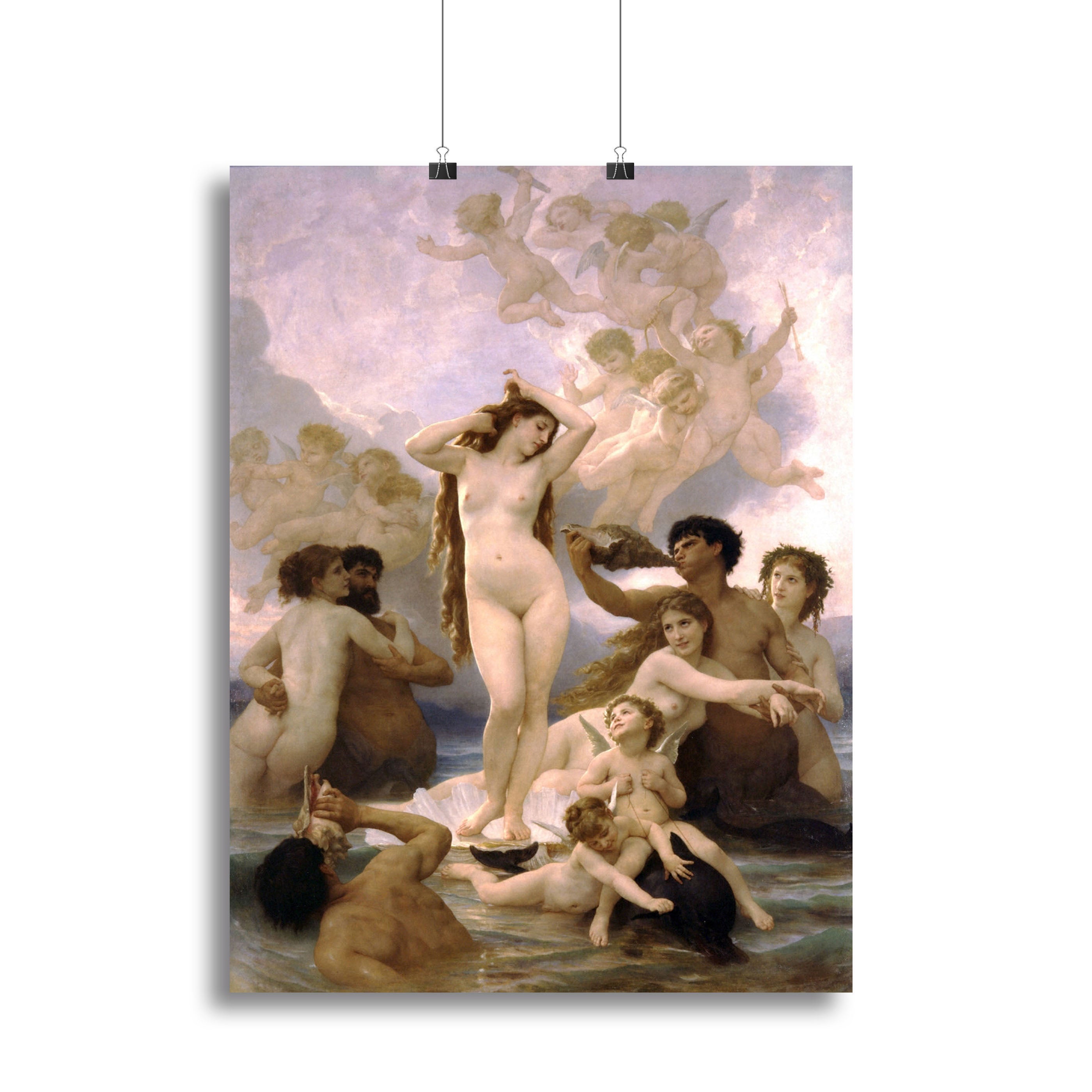 The Birth of Venus By Bouguereau Canvas Print or Poster - Canvas Art Rocks - 2