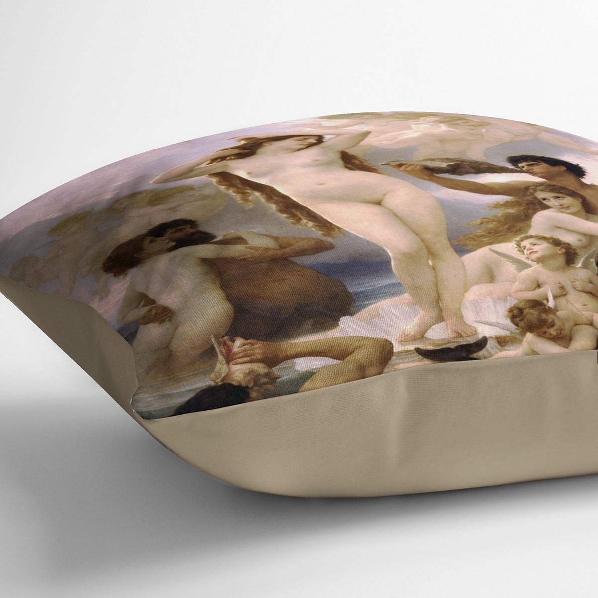 The Birth of Venus By Bouguereau Cushion