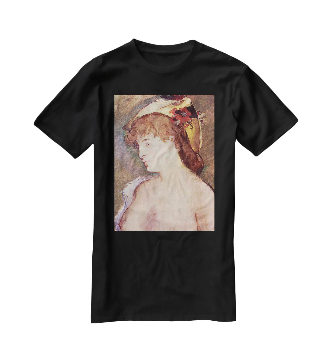 The Blond Nude by Manet T-Shirt - Canvas Art Rocks - 1