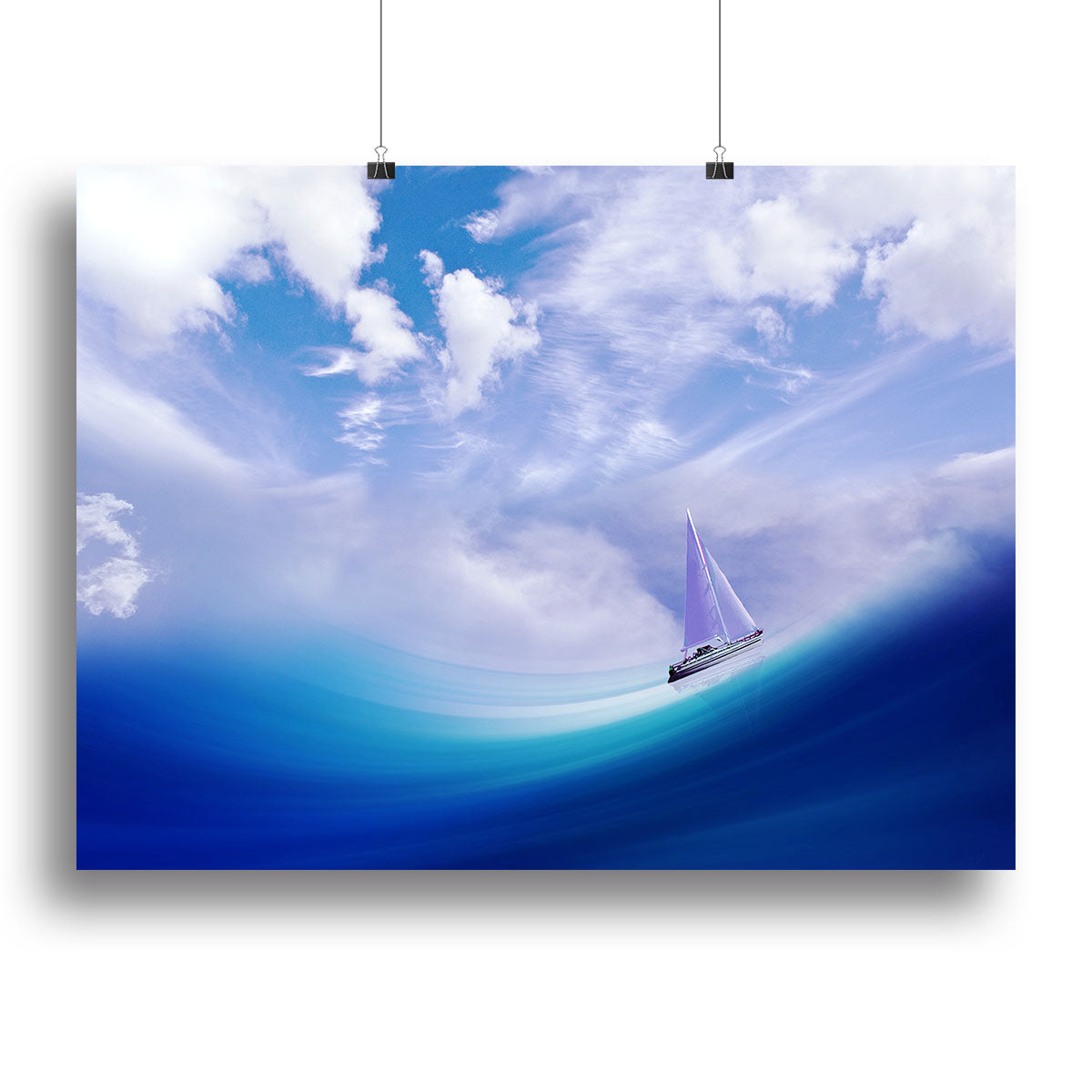 The Blue Sea Canvas Print or Poster - Canvas Art Rocks - 2