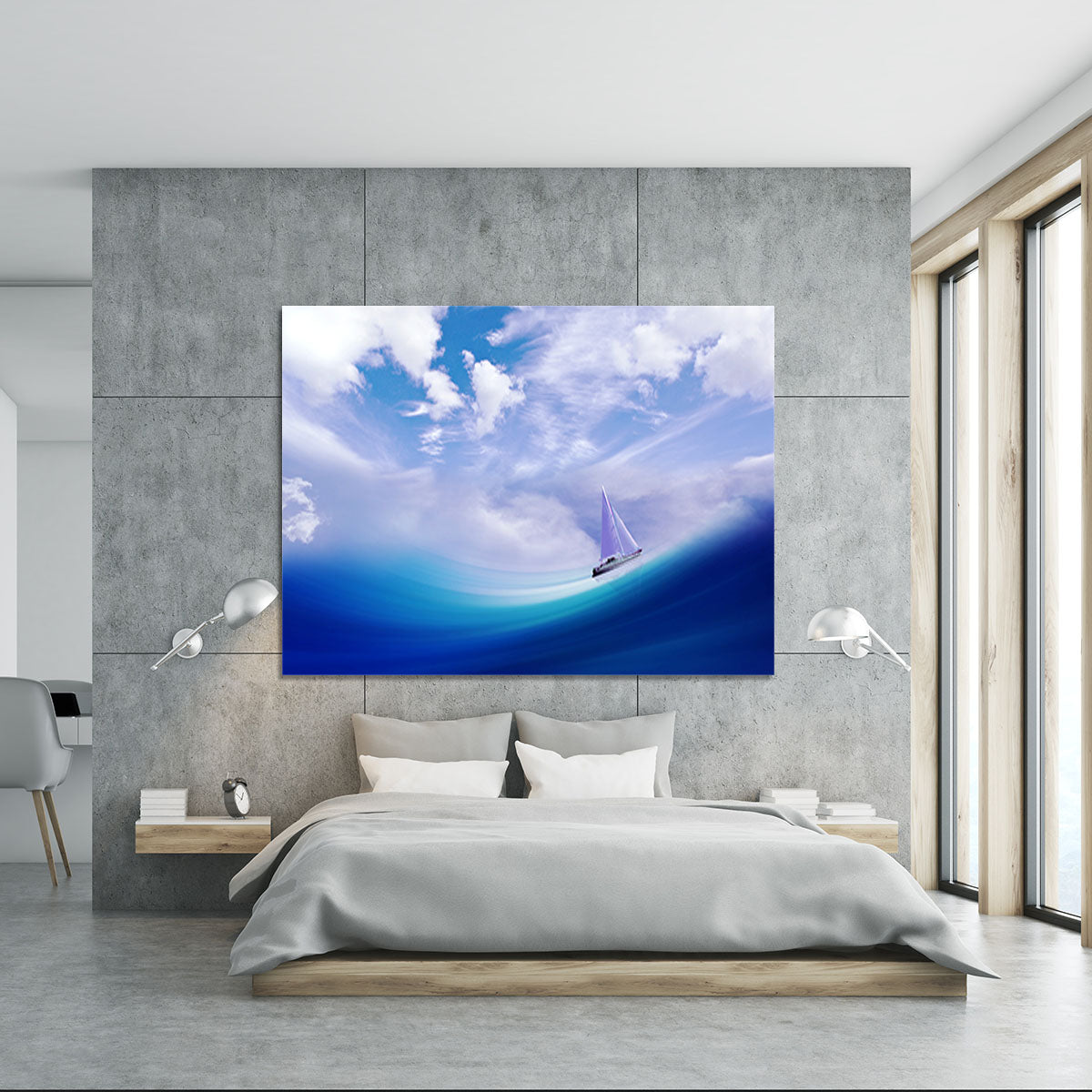 The Blue Sea Canvas Print or Poster - Canvas Art Rocks - 5