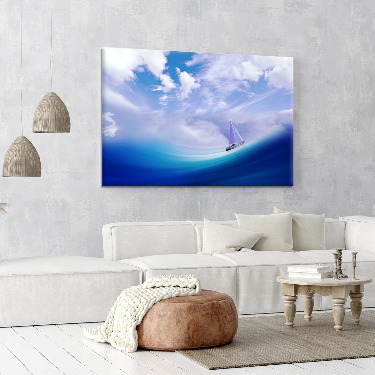 The Blue Sea Canvas Print or Poster - Canvas Art Rocks - 6