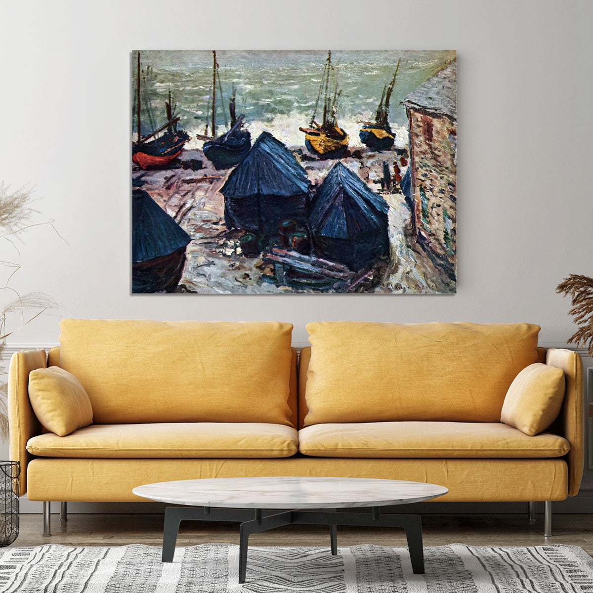 The Boats by Monet Canvas Print or Poster - Canvas Art Rocks - 4