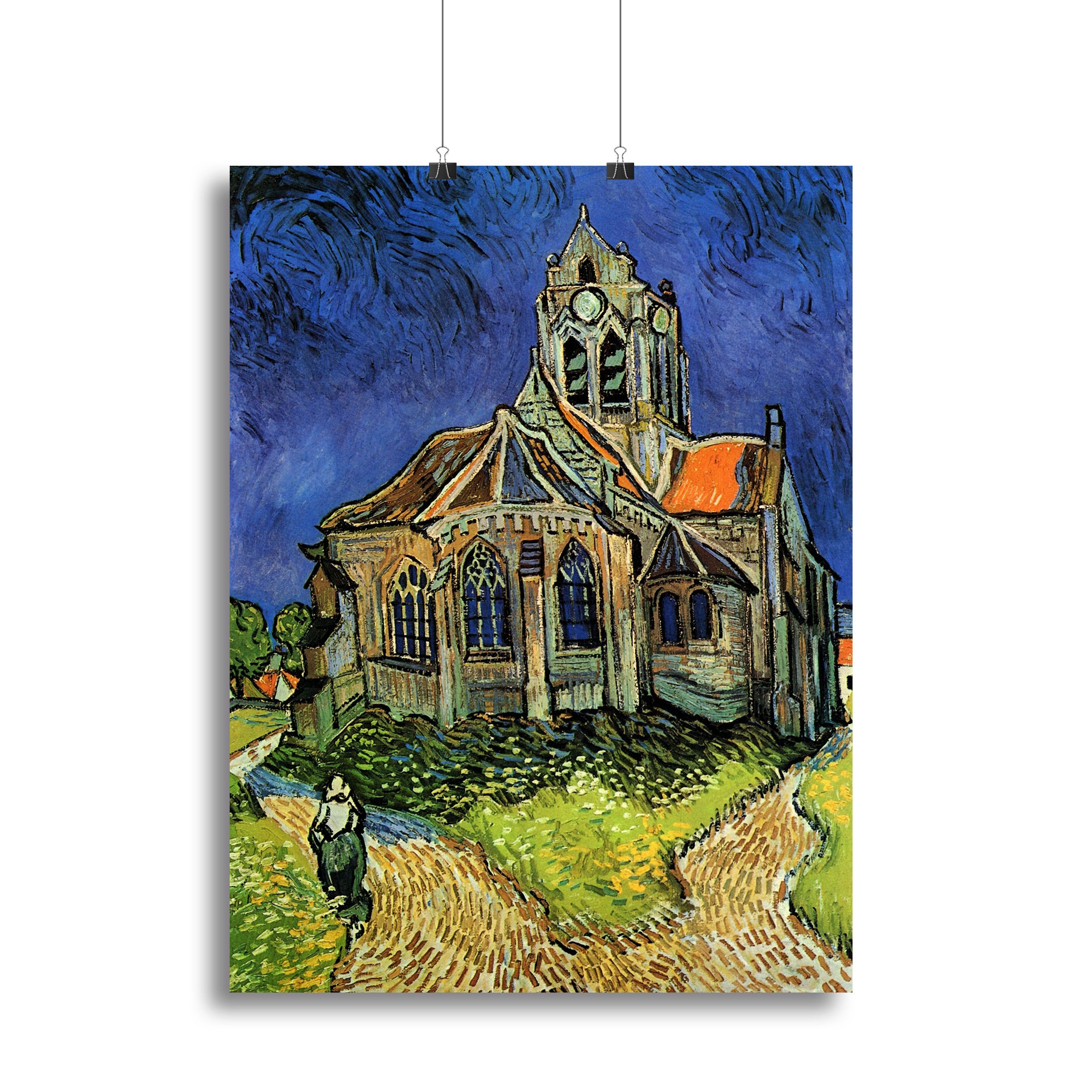 The Church at Auvers by Van Gogh Canvas Print or Poster - Canvas Art Rocks - 2