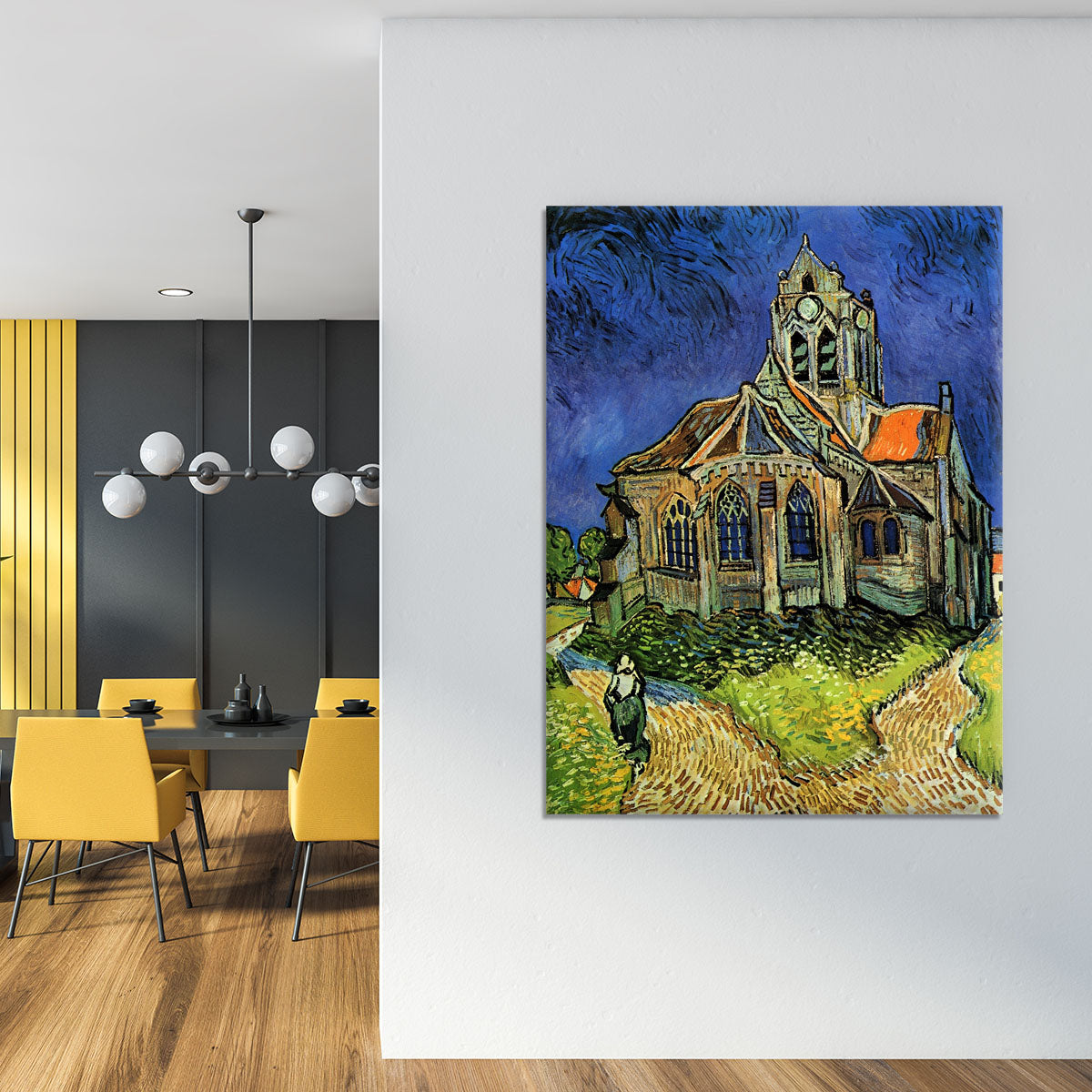 The Church at Auvers by Van Gogh Canvas Print or Poster - Canvas Art Rocks - 4