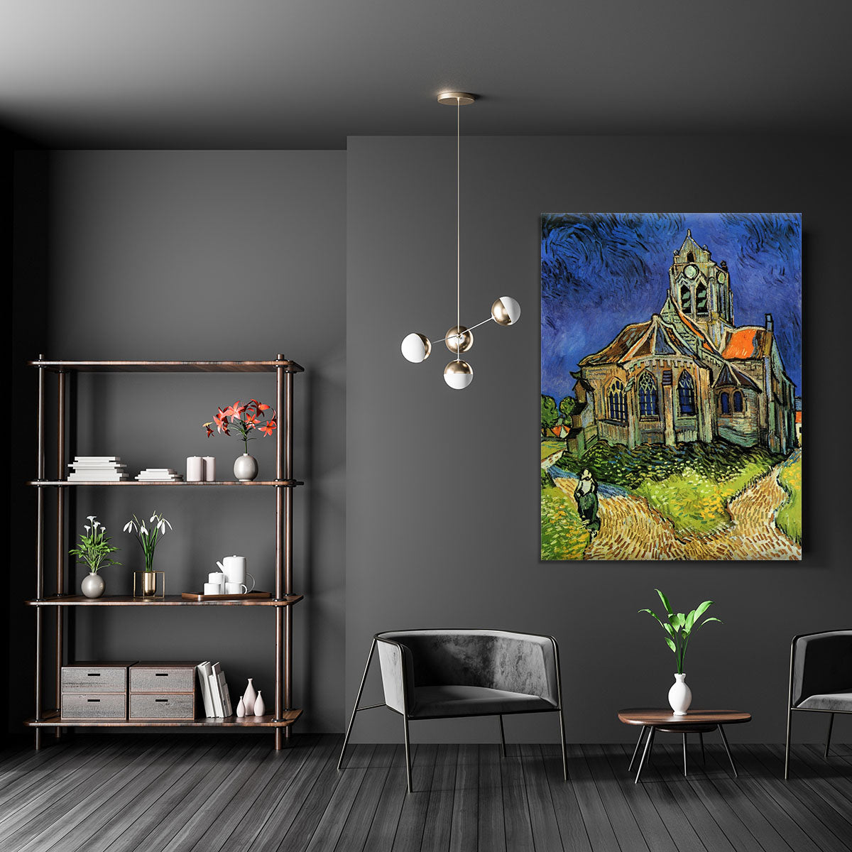 The Church at Auvers by Van Gogh Canvas Print or Poster - Canvas Art Rocks - 5