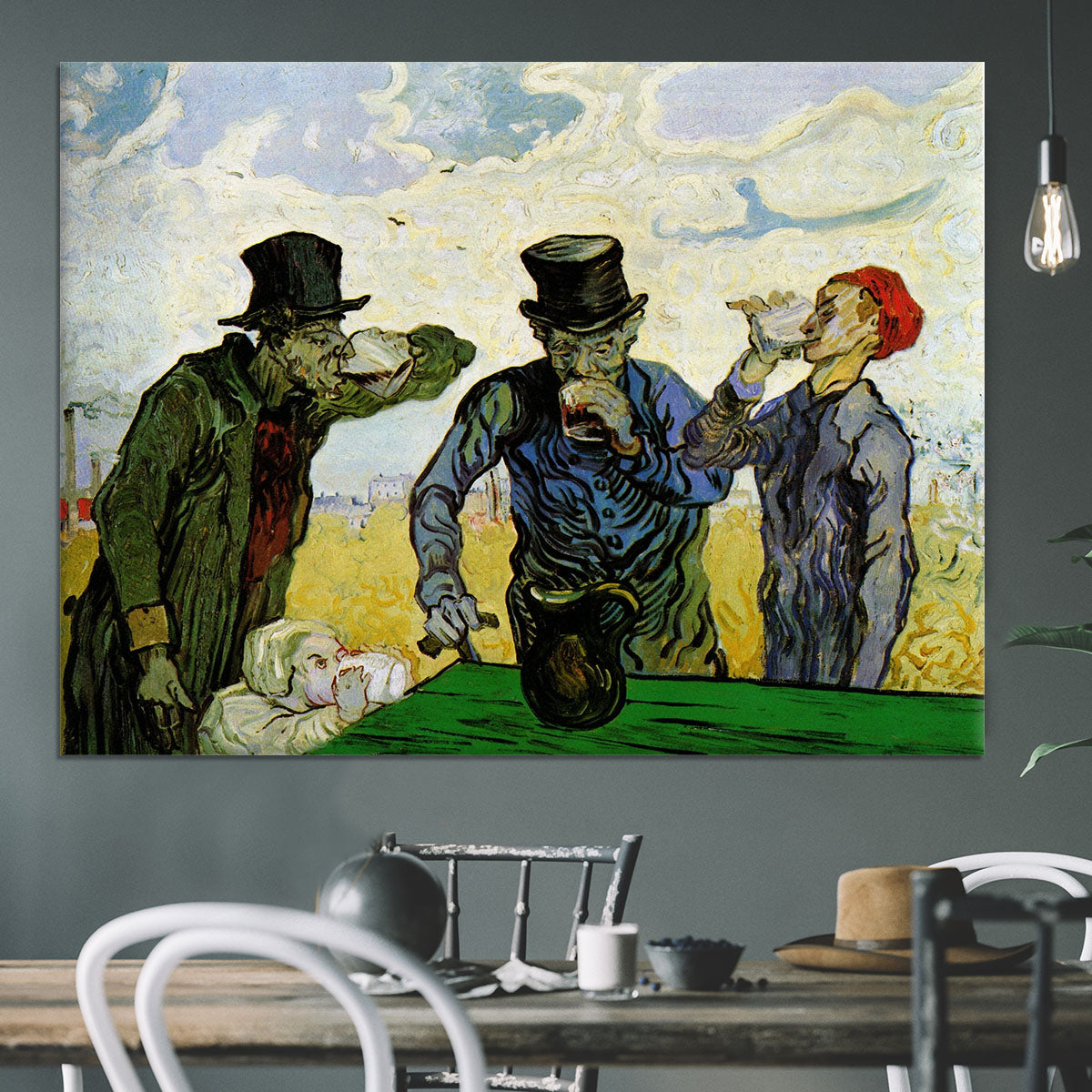 The Drinkers by Van Gogh Canvas Print or Poster - Canvas Art Rocks - 3