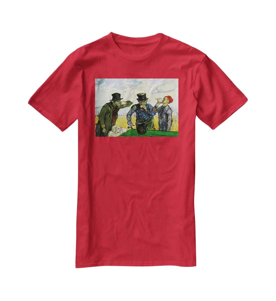 The Drinkers by Van Gogh T-Shirt - Canvas Art Rocks - 4