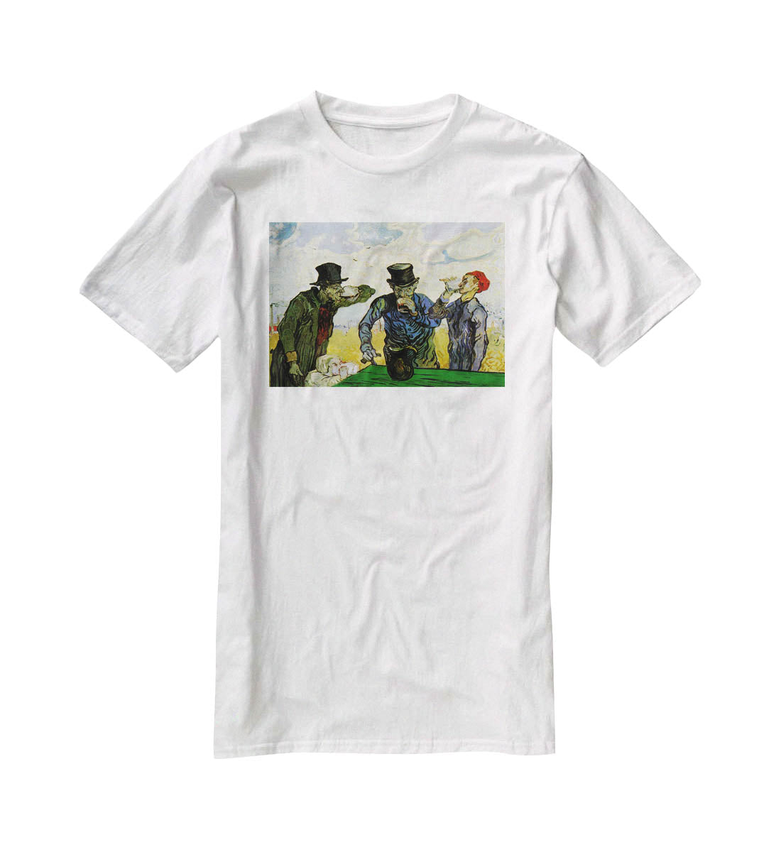 The Drinkers by Van Gogh T-Shirt - Canvas Art Rocks - 5