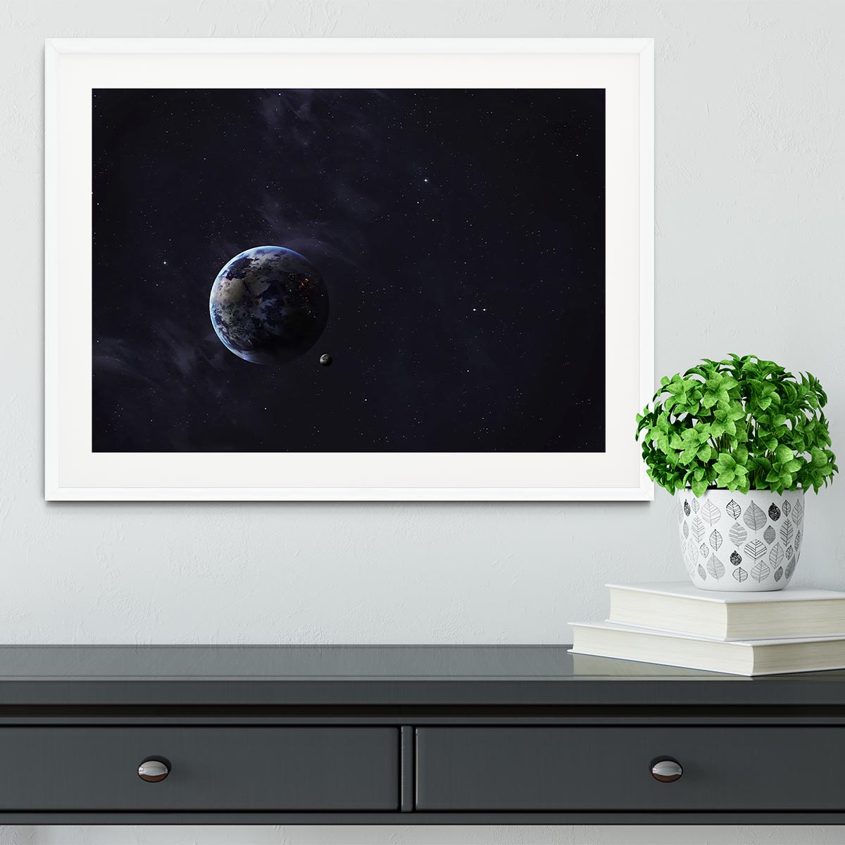 The Earth from space showing all they beauty Framed Print - Canvas Art Rocks - 5