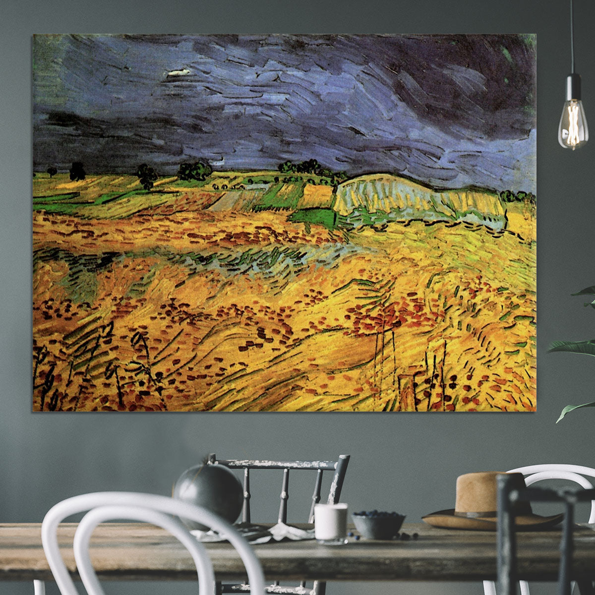 The Fields by Van Gogh Canvas Print or Poster - Canvas Art Rocks - 3