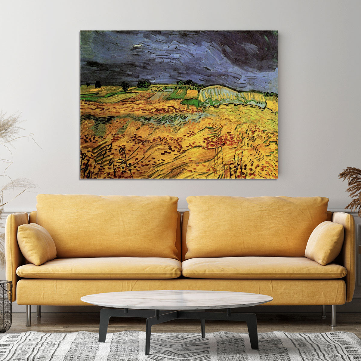 The Fields by Van Gogh Canvas Print or Poster - Canvas Art Rocks - 4