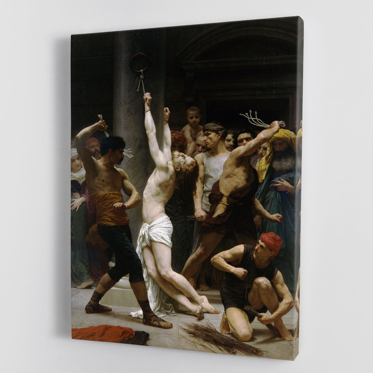 The Flagellation of Our Lord Jesus Christ By Bouguereau Canvas Print or Poster - Canvas Art Rocks - 1