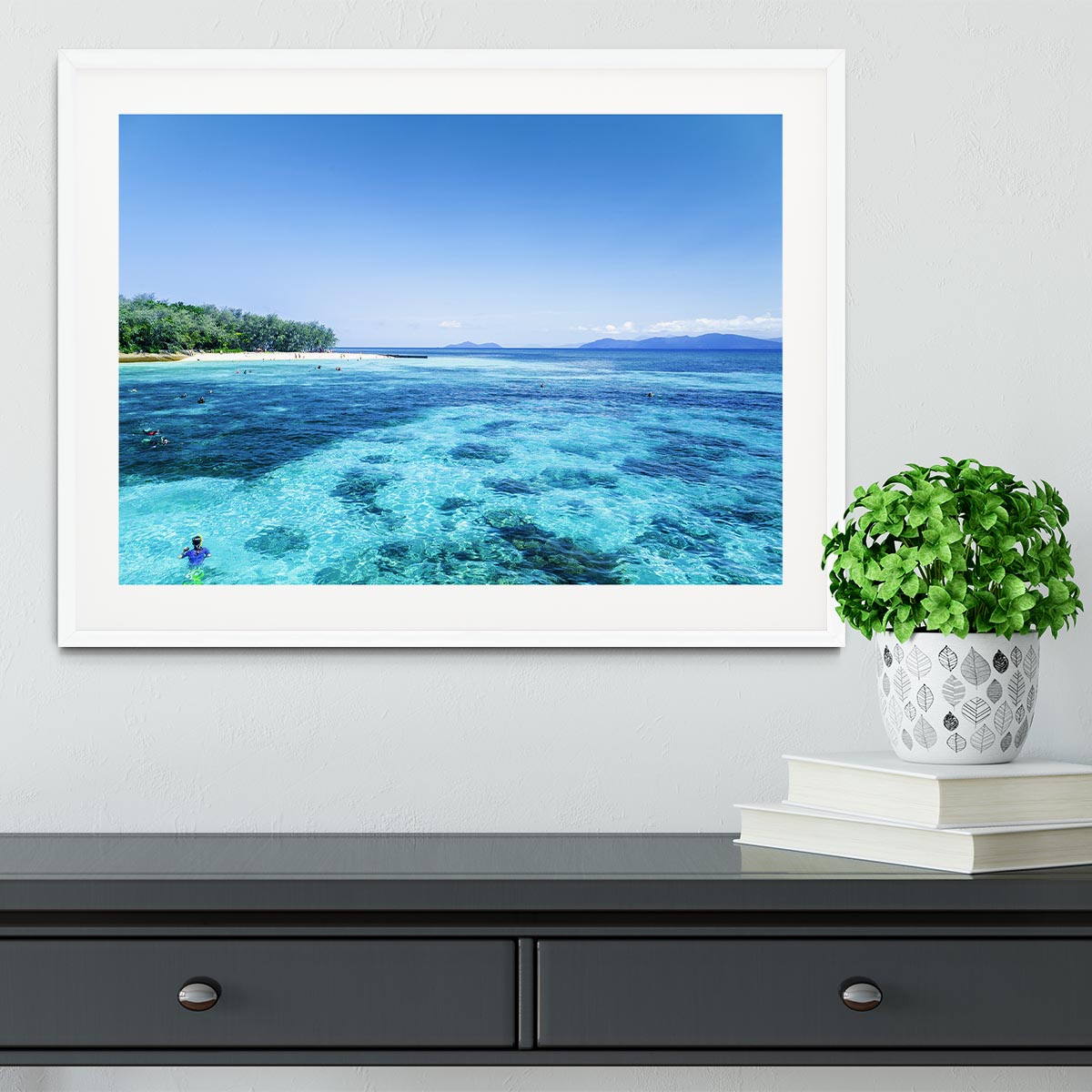The Great Barrier Reef Framed Print - Canvas Art Rocks - 5