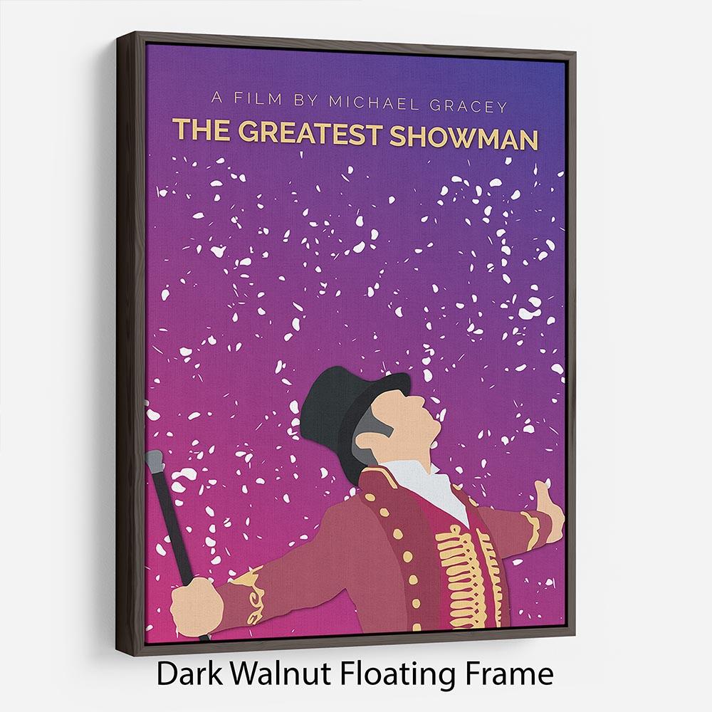The Greatest Showman Minimal Movie Floating Frame Canvas - Canvas Art Rocks - 5
