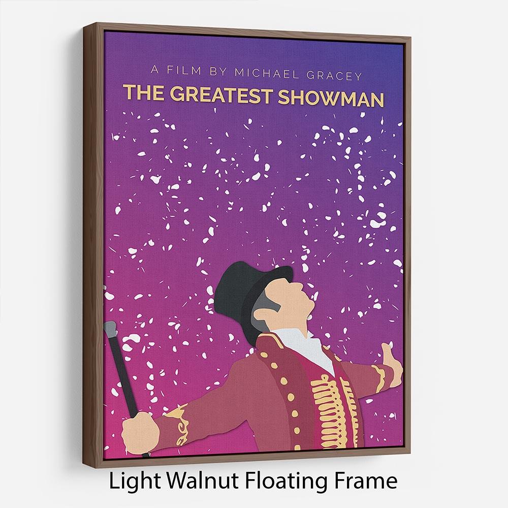 The Greatest Showman Minimal Movie Floating Frame Canvas - Canvas Art Rocks - 7