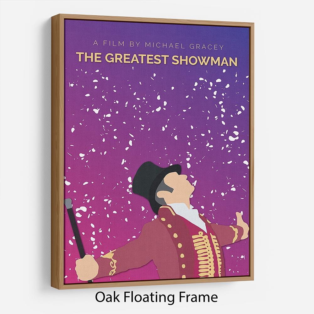 The Greatest Showman Minimal Movie Floating Frame Canvas - Canvas Art Rocks - 9