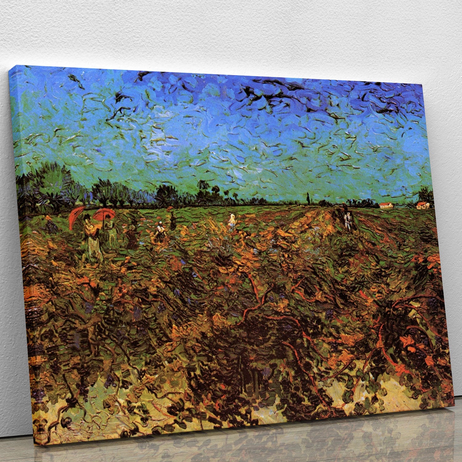 The Green Vineyard by Van Gogh Canvas Print or Poster - Canvas Art Rocks - 1