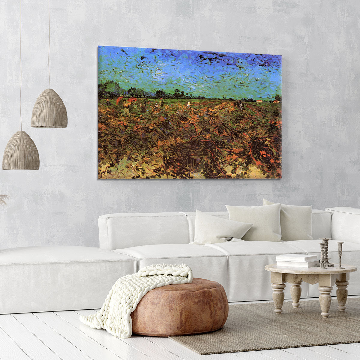 The Green Vineyard by Van Gogh Canvas Print or Poster - Canvas Art Rocks - 6