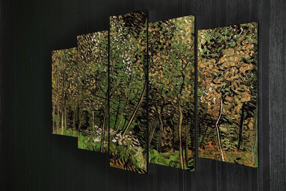 The Grove by Van Gogh 5 Split Panel Canvas - Canvas Art Rocks - 2