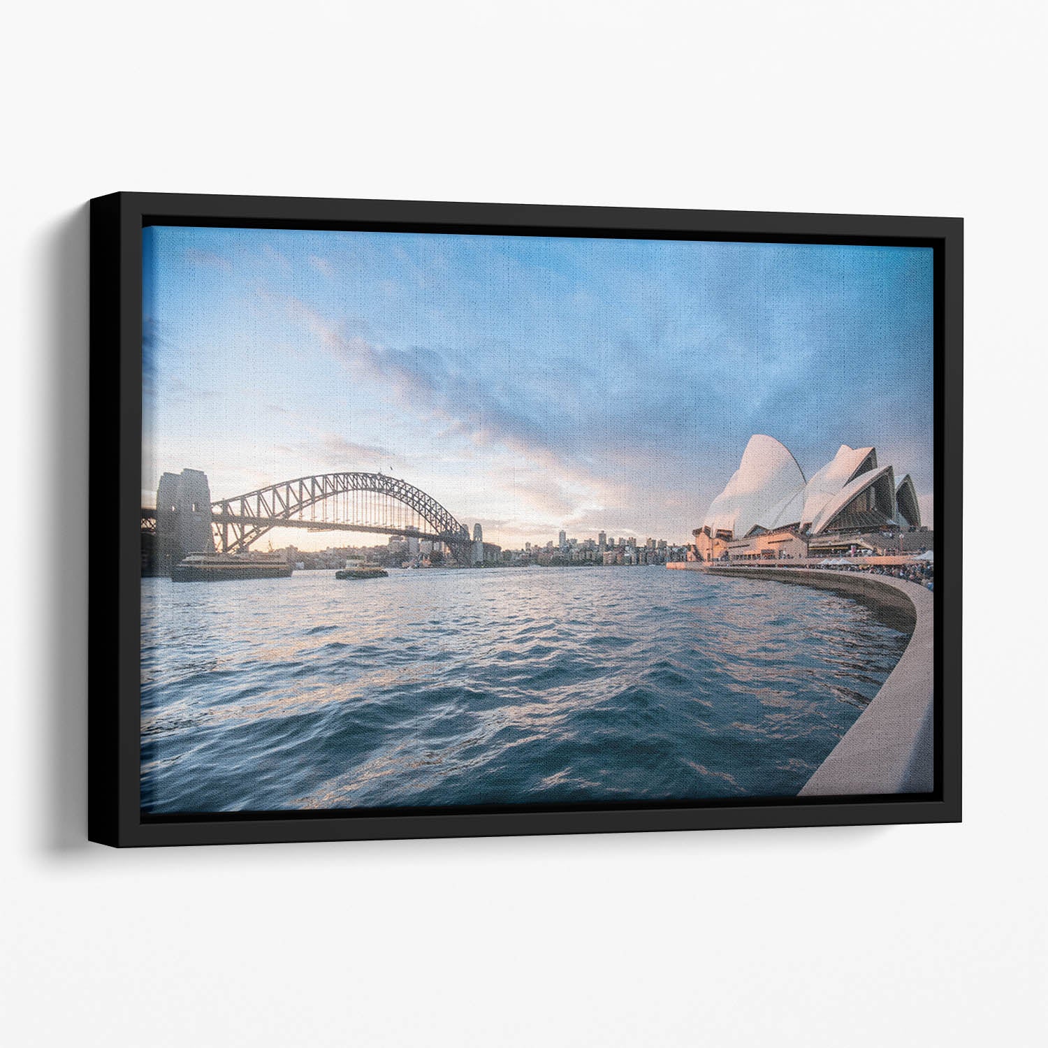 The Harbour Bridge Floating Framed Canvas