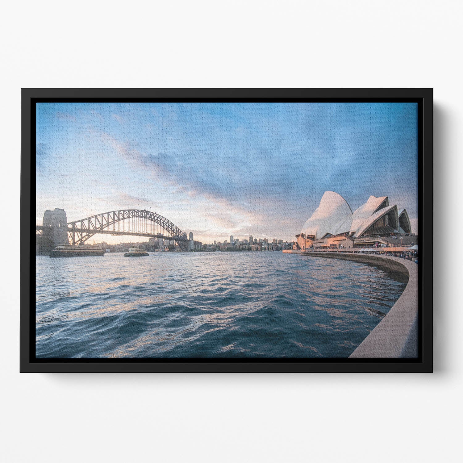 The Harbour Bridge Floating Framed Canvas