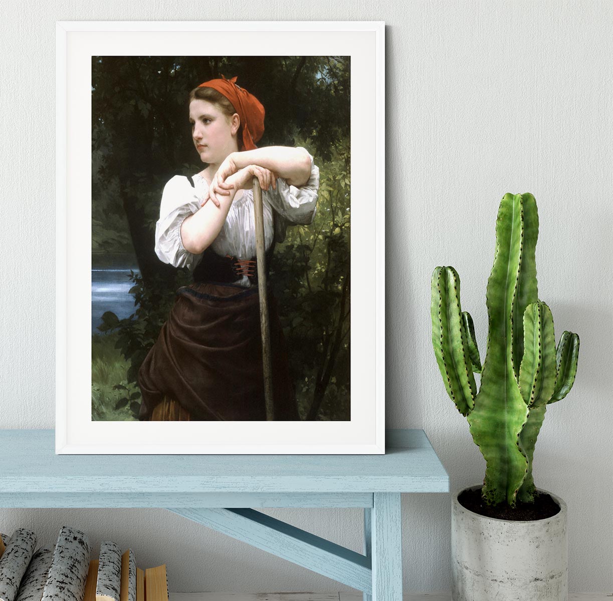 The Haymaker By Bouguereau Framed Print - Canvas Art Rocks - 5