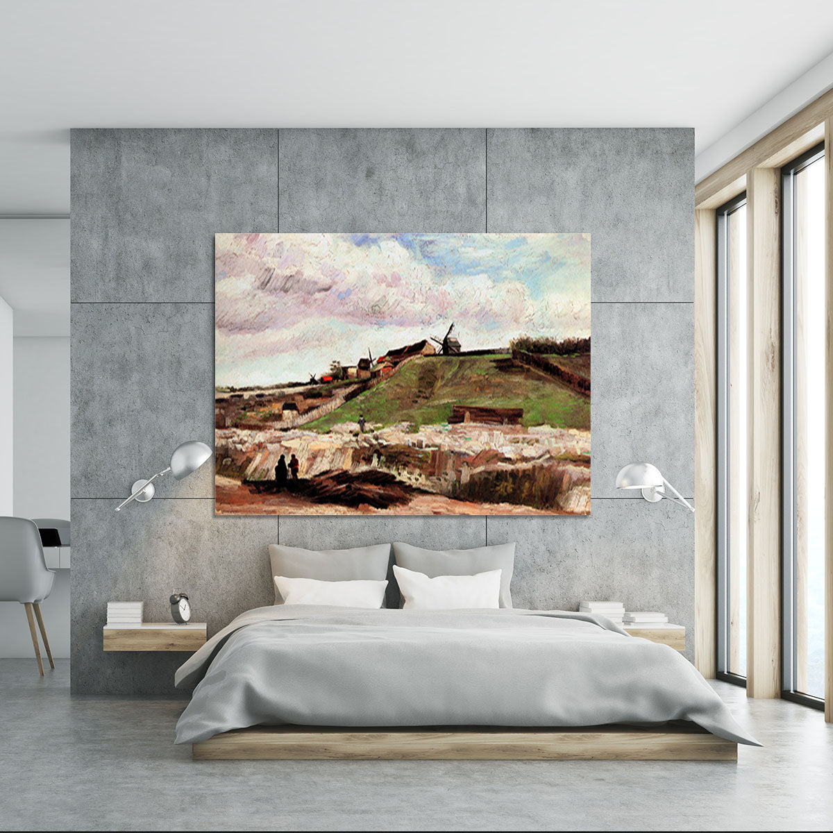 The Hill of Montmartre with Quarry by Van Gogh Canvas Print or Poster - Canvas Art Rocks - 5