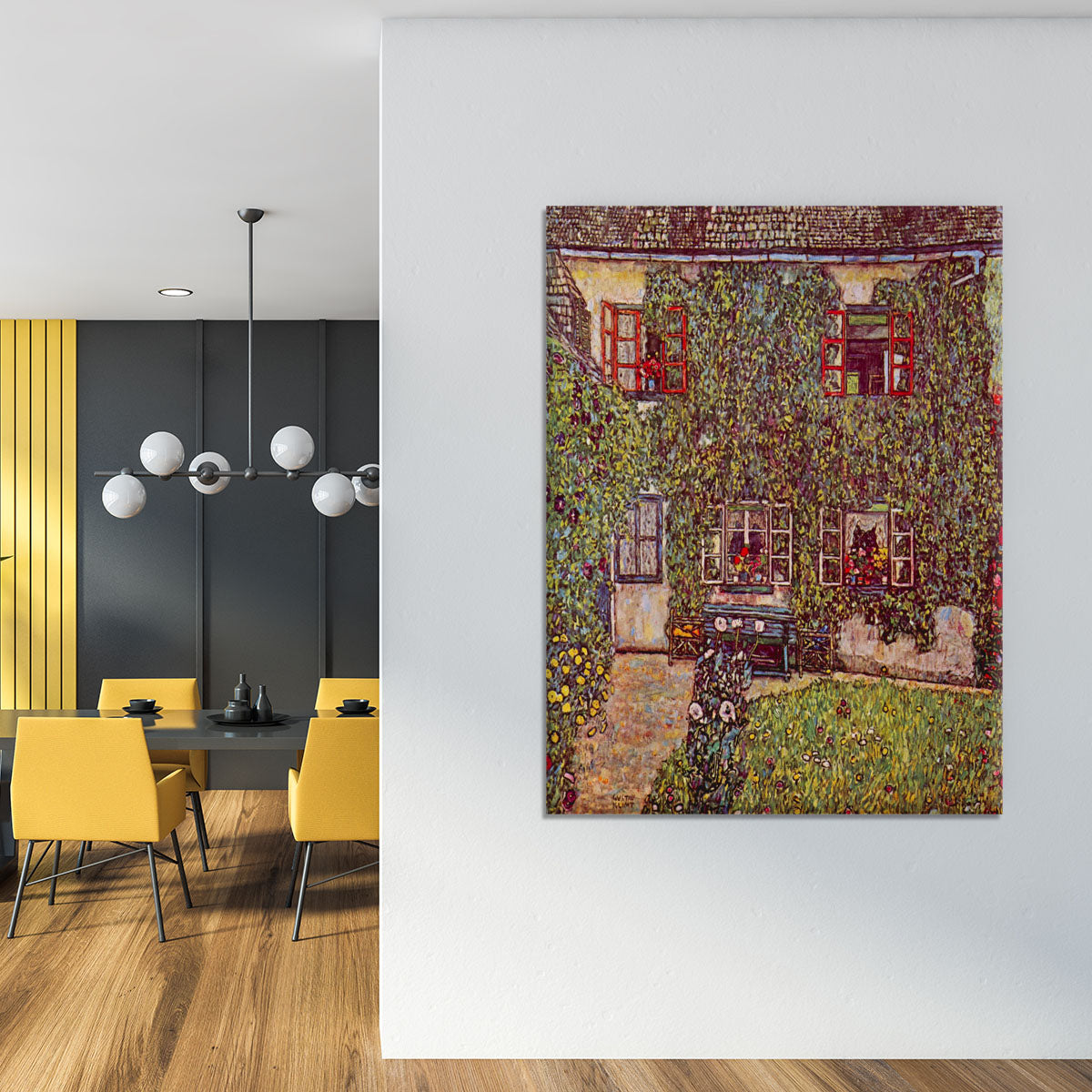 The House of Guard by Klimt Canvas Print or Poster - Canvas Art Rocks - 4