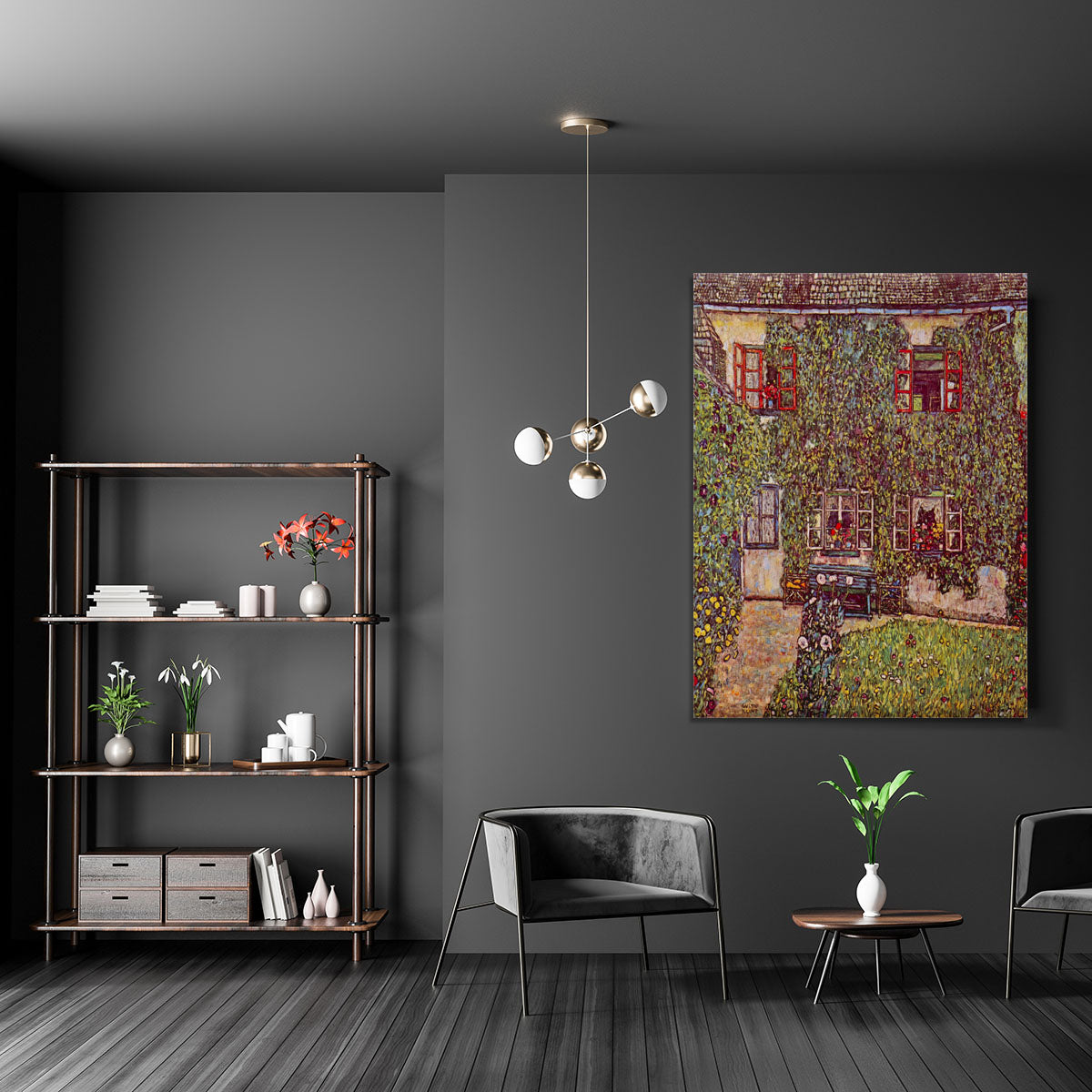 The House of Guard by Klimt Canvas Print or Poster - Canvas Art Rocks - 5