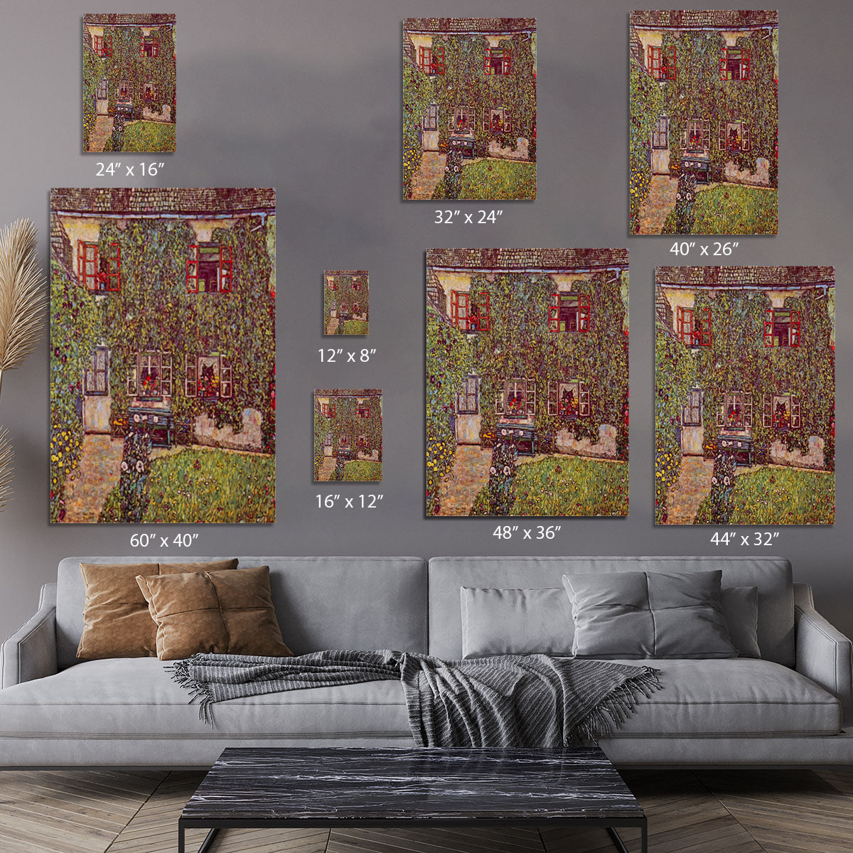 The House of Guard by Klimt Canvas Print or Poster - Canvas Art Rocks - 7